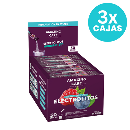 3 Cajas Display de 30 Sticks Berries (90 Sticks)