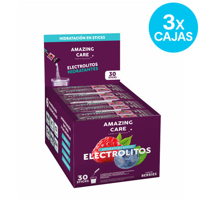 3 Cajas Display de 30 Sticks Berries (90 Sticks)